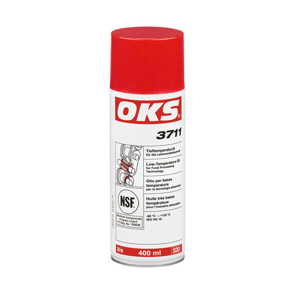 OKS 3711 – 用于食品技术设备的低温润滑油,喷剂